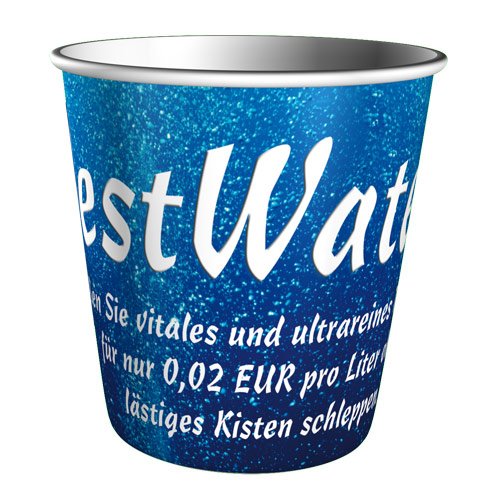 Becher 100 ml mit BestWater Logo