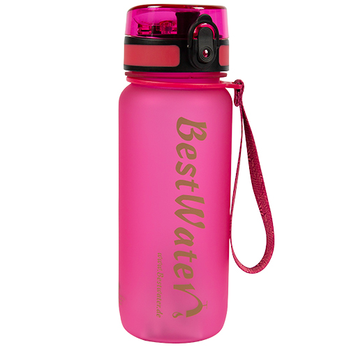 Trinkflasche 650 ml pink Frosty Look