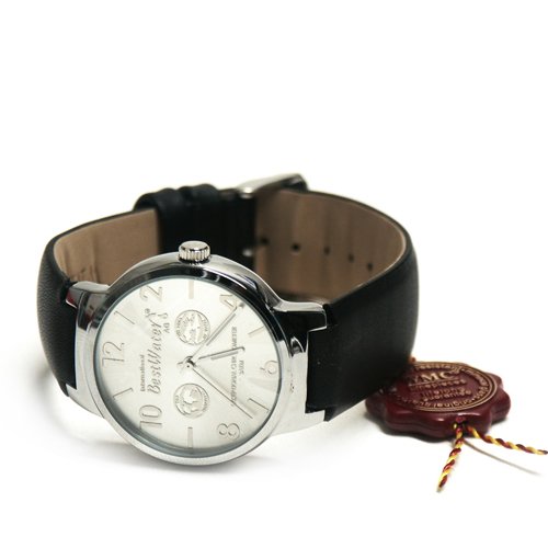 Elegante Herren-Armbanduhr von WMC mit BestWater-Logo