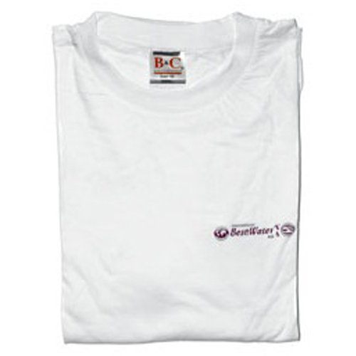 T-Shirt weiß mit BestWater-Logo S